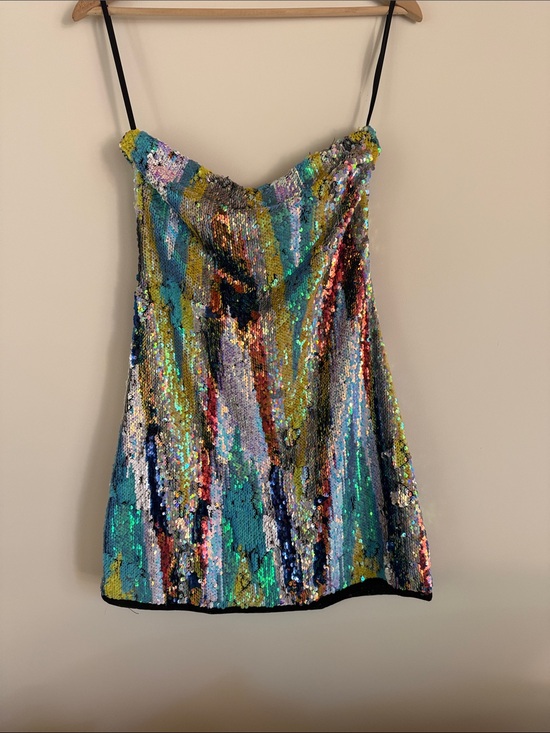 Free People Dresses & Skirts - Free People Party Started Tube Mini Sequin dress